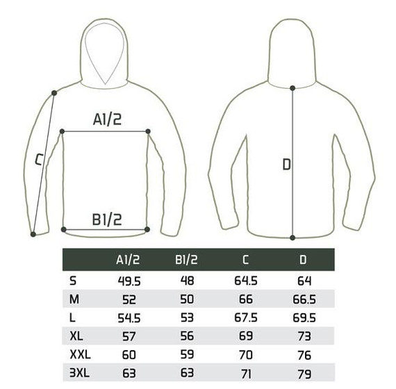 Bluza z kapturem Delphin UV Armor 50+