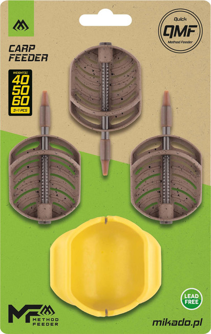 Zestaw koszyczków zanętowych Mikado QMF Carp Feeder